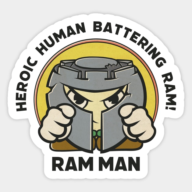 Adorable Ram Man He Man Toy 1980 Sticker by Chris Nixt